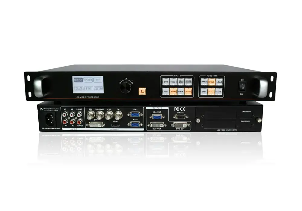 Pro 4K60 Video Wall Controller for 2x2/3x3/4x4 setups with seamless switching